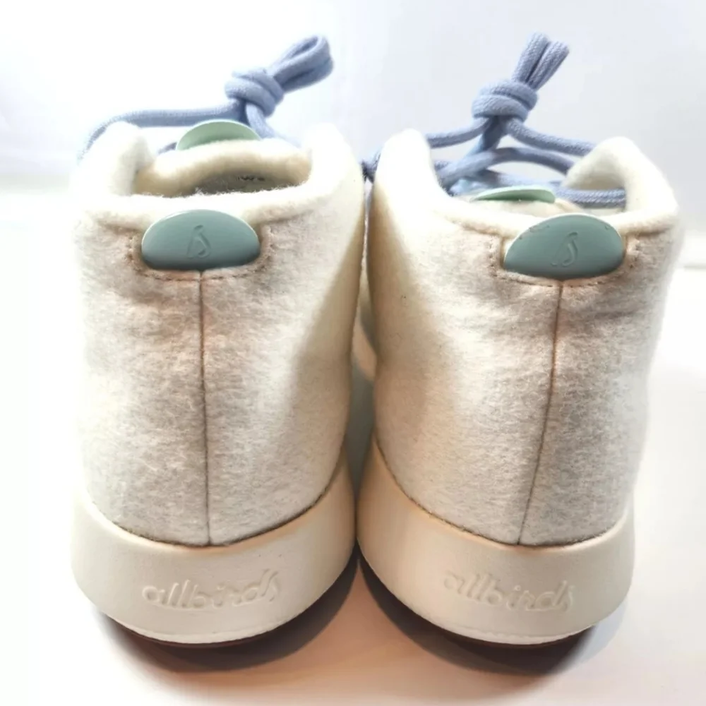 Allbirds Size 9 Wool Runner Up Mizzles Frost White High Top Women Comfort